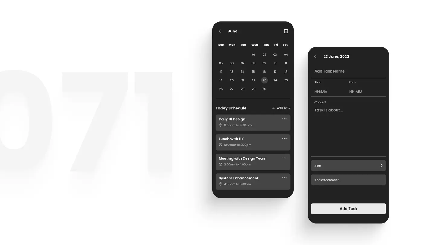 UI challenge 071