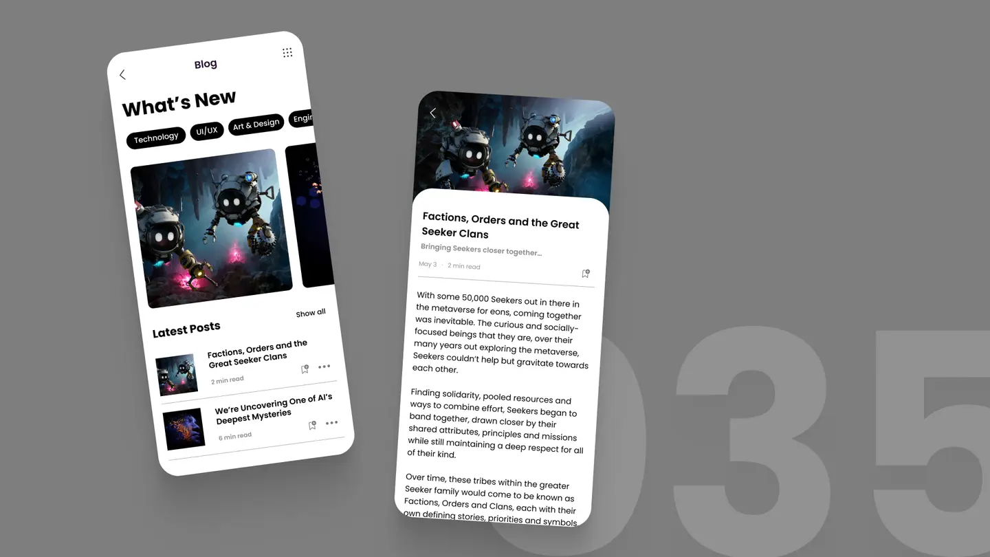 UI challenge 035