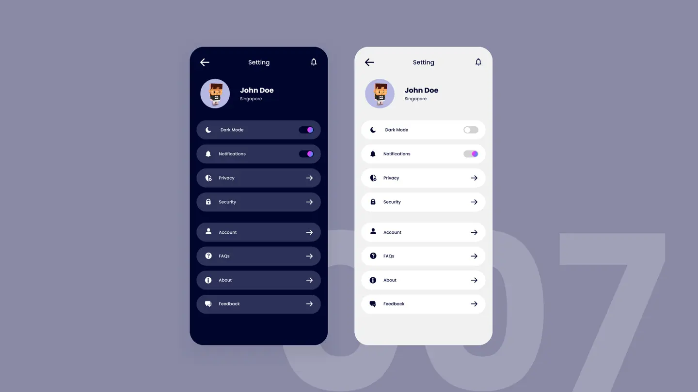UI challenge 007